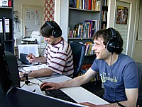 Günter Merlau und Frieder Schölpple ...